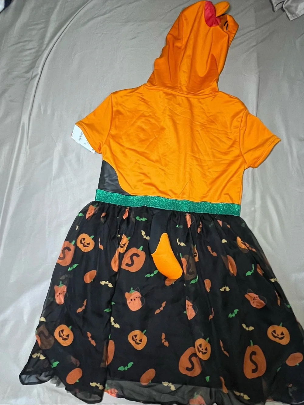Squishmallows Halloween Pumpkin Cat Costume Dress size XL New